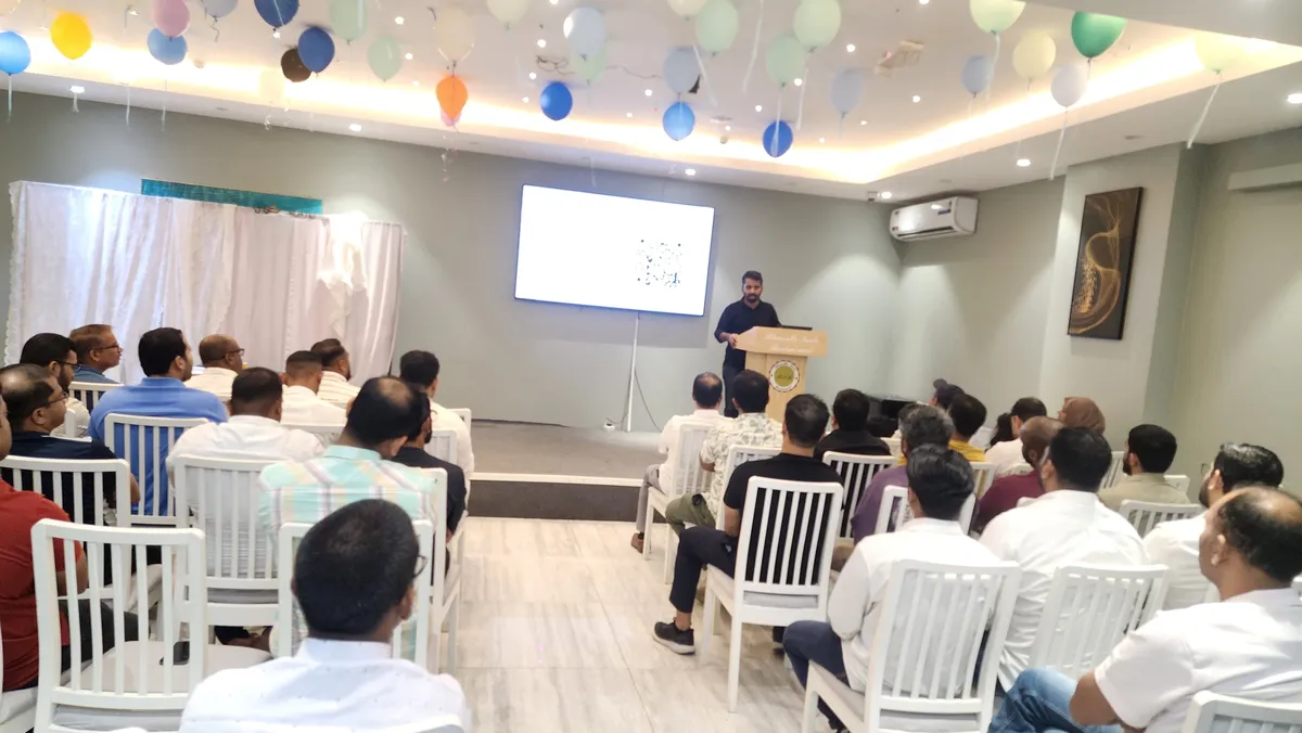 Speaking engagement at KMCC Qatar