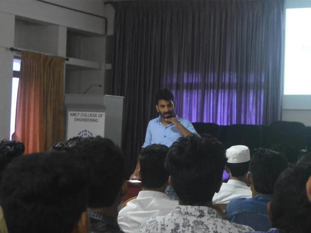 Speaking engagement at KMCT College of Engineering